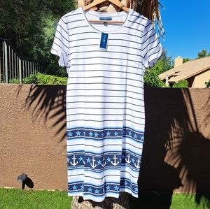 NWT KENDRA SCOTT Nautical Sport Dress M.